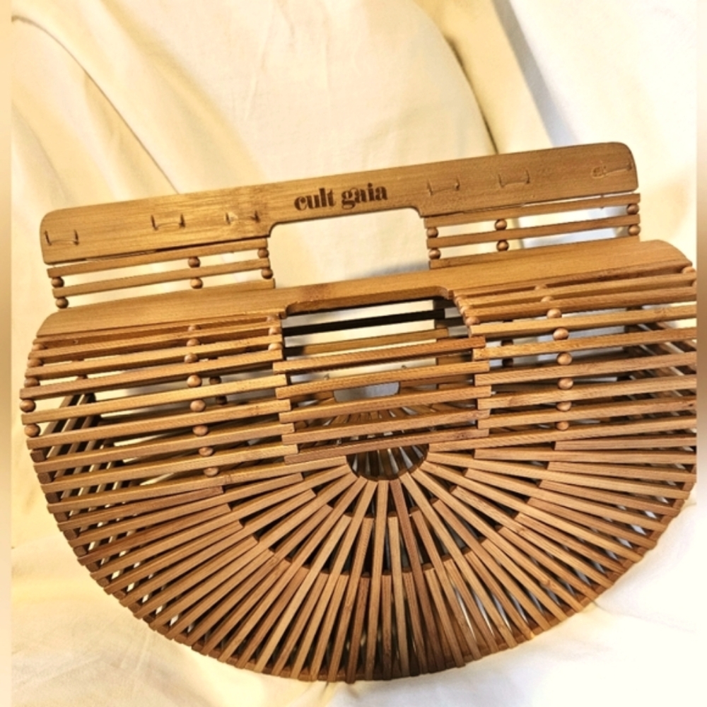Cult Gaia Gaia's Ark Small Bamboo Bag